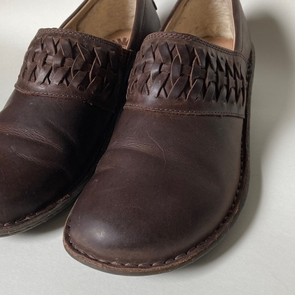 UGG Anila Leather Wool Lined Clogs Comfort Shoes US Size 9 - Picture 10 of 15